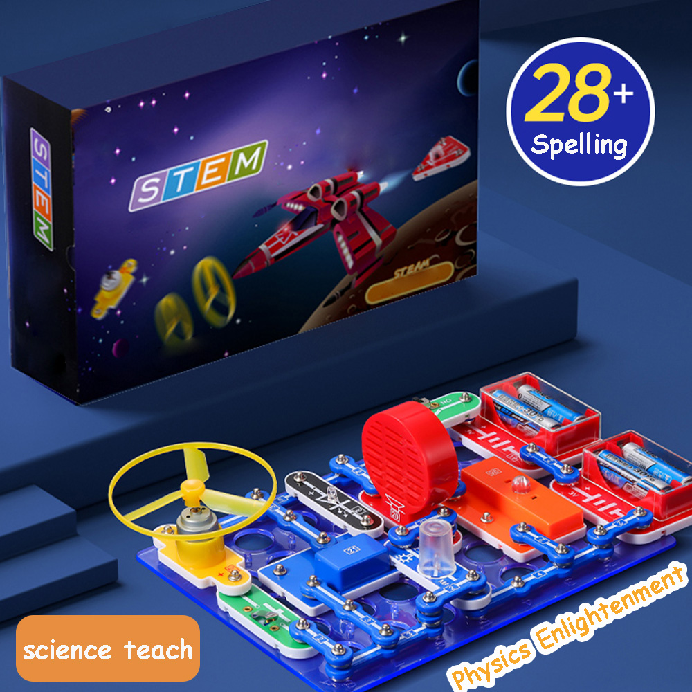 Science Experiment Kit - Circuit Electronic Blocks For Student Physics