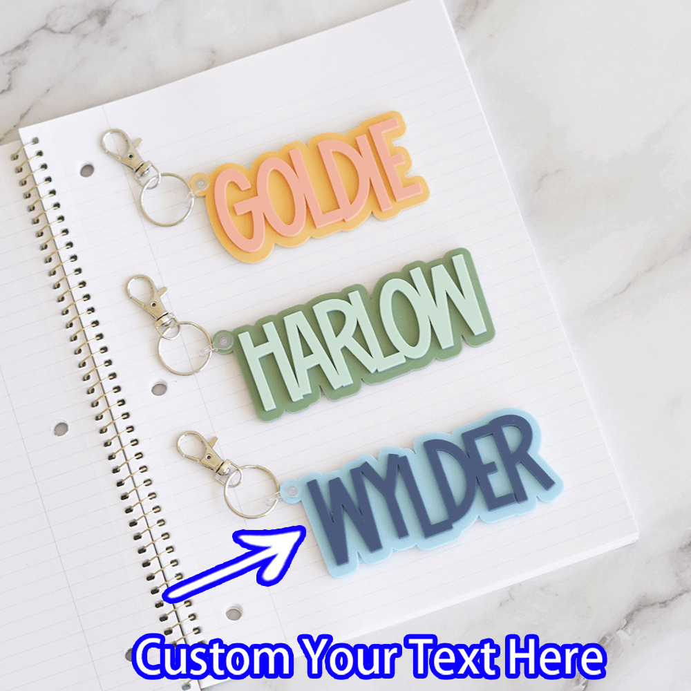 Laser Tag Set Kids - Backpack Tags Kids Keychains Personalized Keychain