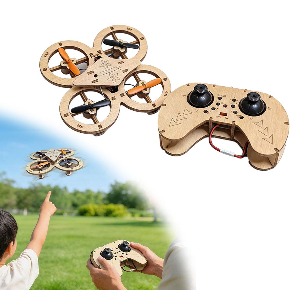 Science Experiment Kit - DIY Wooden RC Drone Quadcopters Building