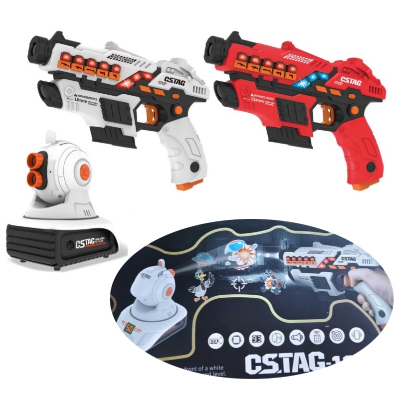 Laser Tag Set Kids - CSTAG Projector Shooting Game Guns Set