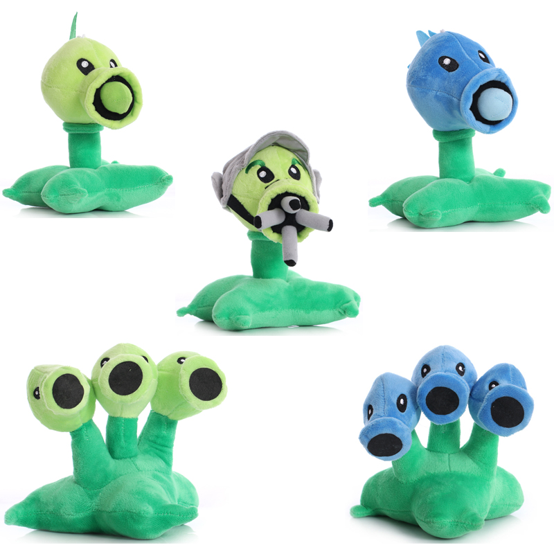 Kids Zombie Toys - 18cm Plants vs Zombies Peashooter Plush