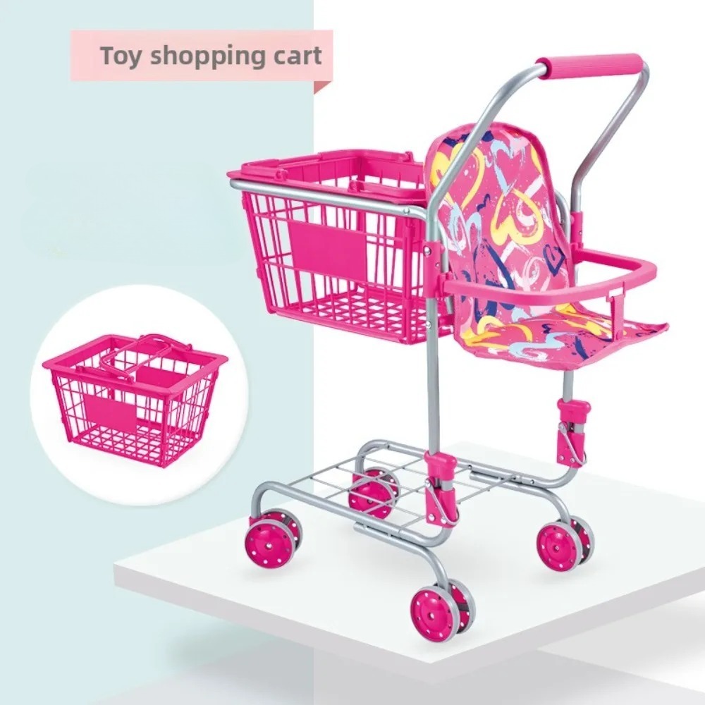 Kids Toys Shop - Baby Doll Shopping Cart for Girl