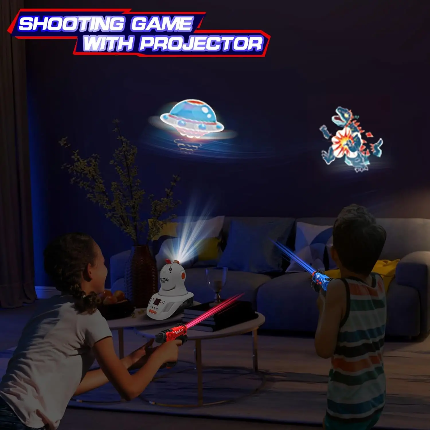 Laser Tag Set Kids - 2 Player Laser Tag Blaster Set,
