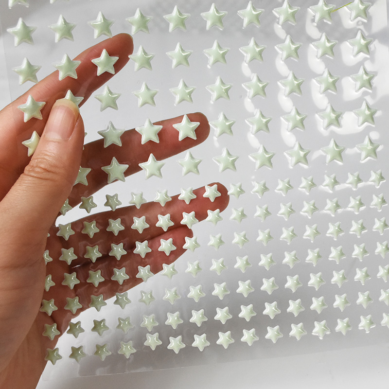 Glow In Dark Stars - 211pcs 3D Bubble Luminous Stars Dots