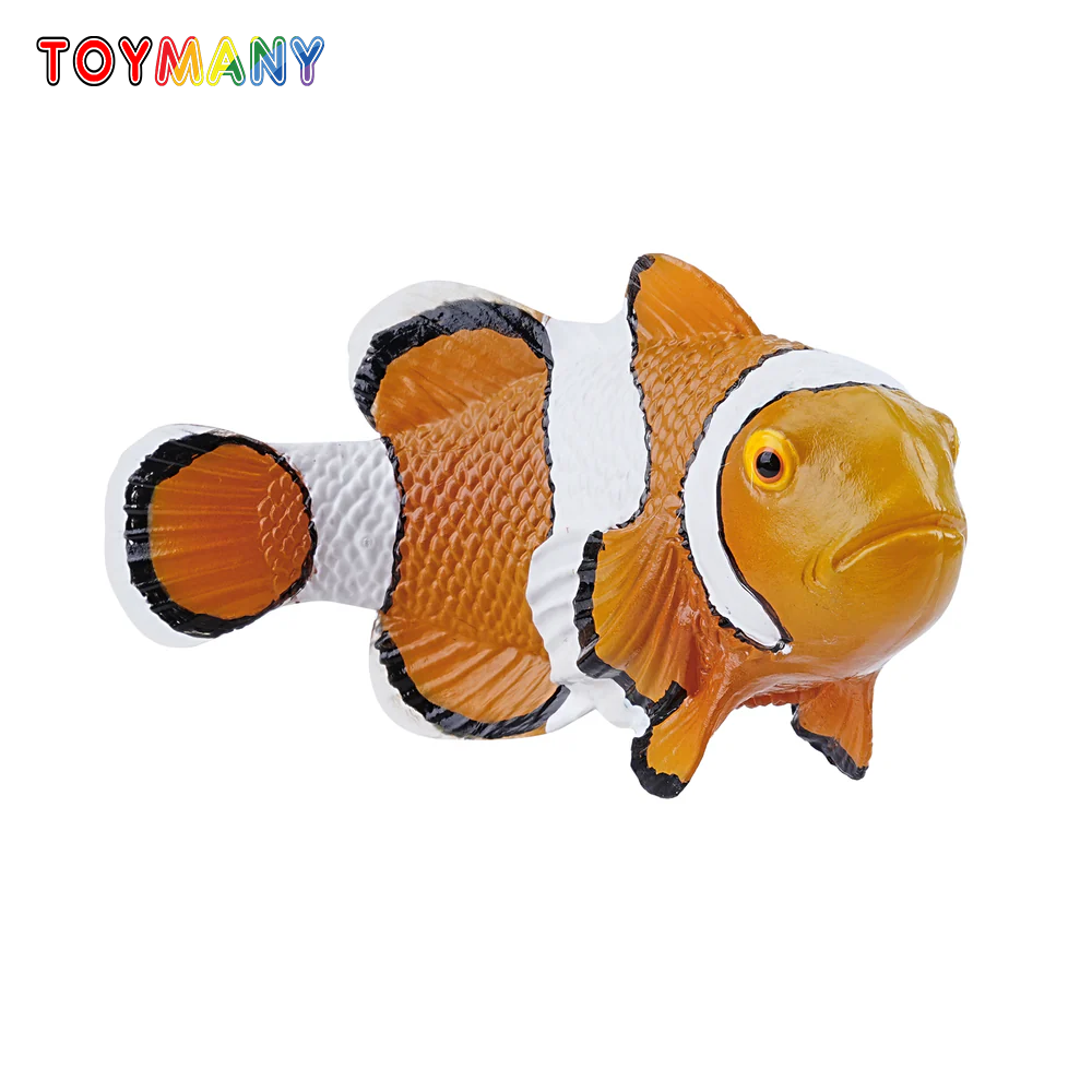 Kids Toys Under $5 - Toymany Simulation Clownfish Ocean Animal Model