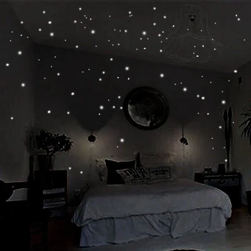 Glow In Dark Stars - 407pcs Luminous Wall Stickers Wall Decor