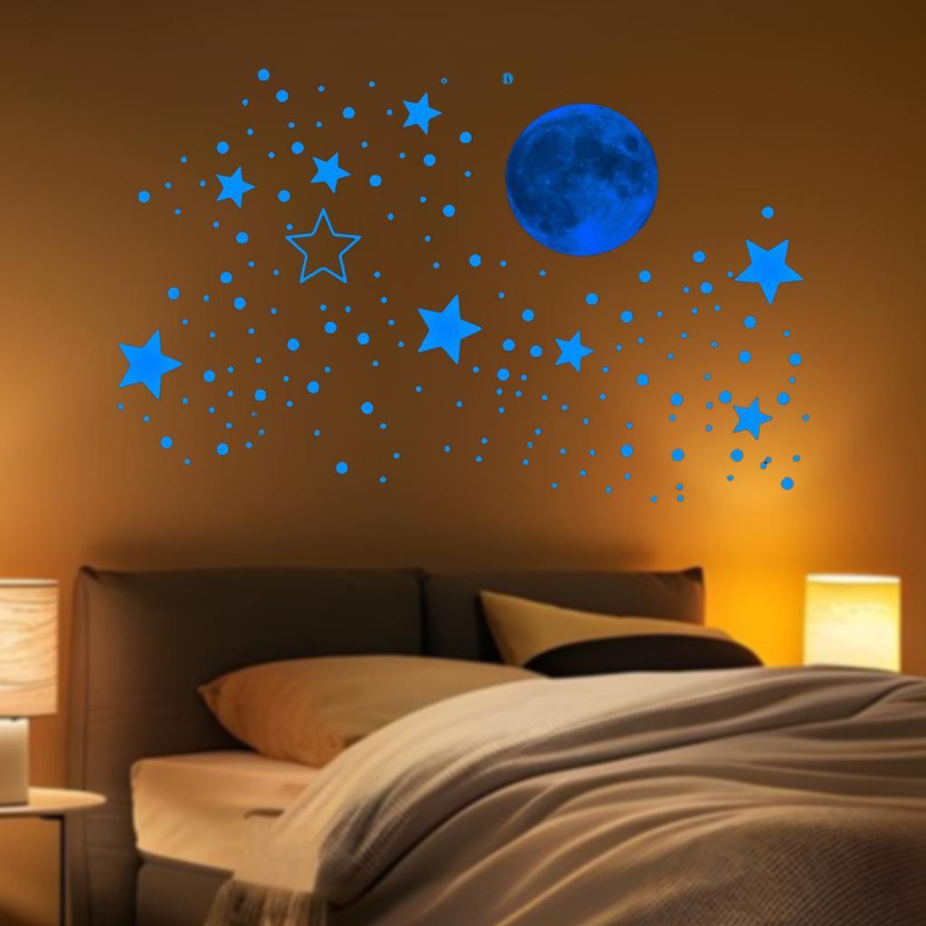 Glow In Dark Stars - 5x Glow in The Dark Wall