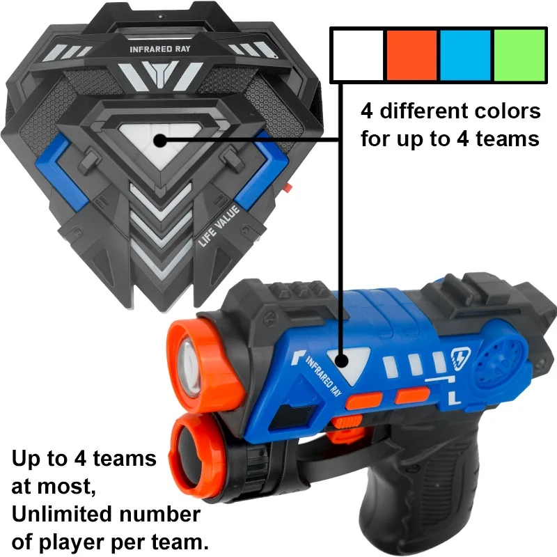 Children Infrared Battle Guns  - огляд і ціна Laser Tag Set Kids