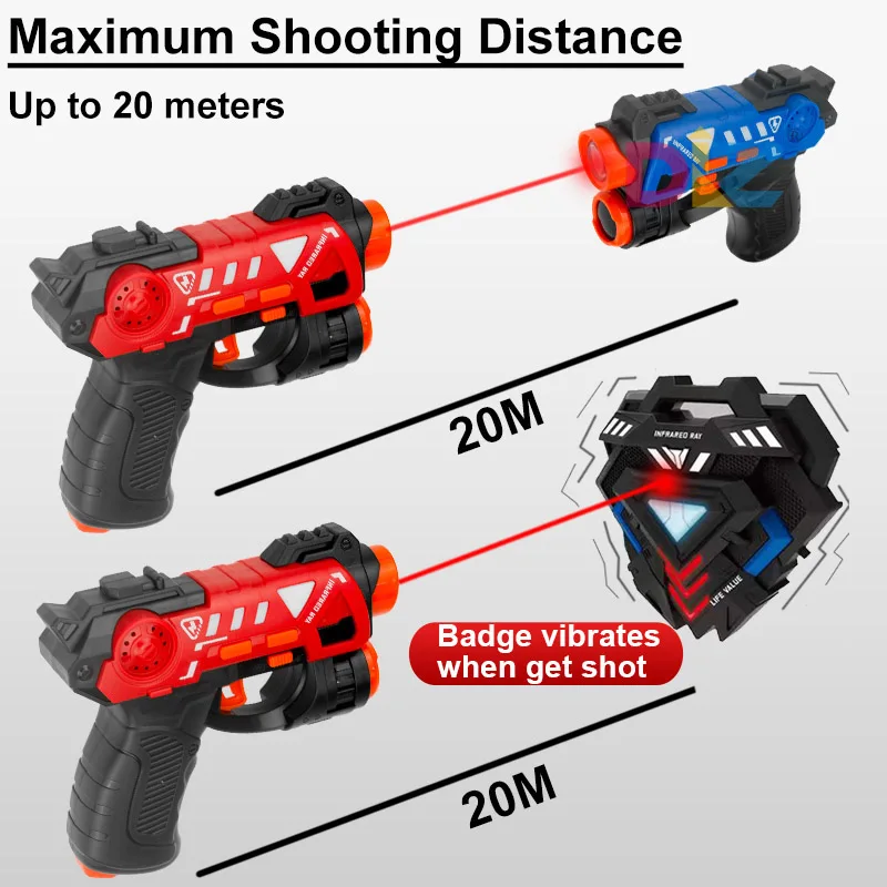 Children Infrared Battle Guns  - огляд і ціна Laser Tag Set Kids