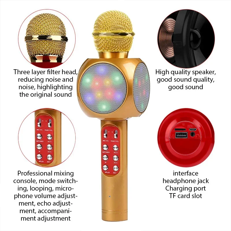 WS1816 Wireless Children Karao - огляд і ціна Kids Microphone Karaoke
