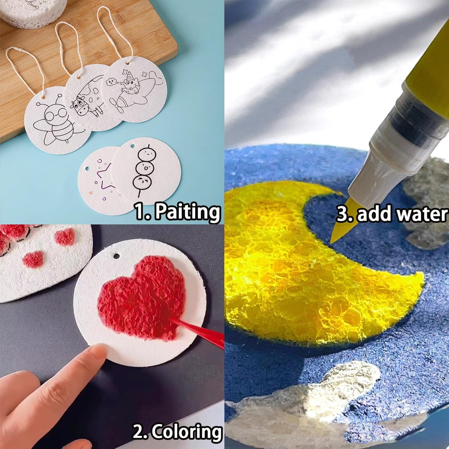 3D Puffy Foam Texture Painting - огляд і ціна Kids Toys Drawing