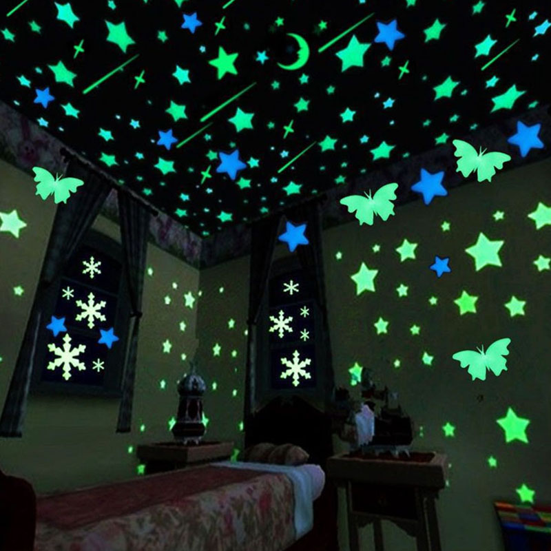 1 Pack Luminous Star Wall Stic - огляд і ціна Glow In Dark Stars