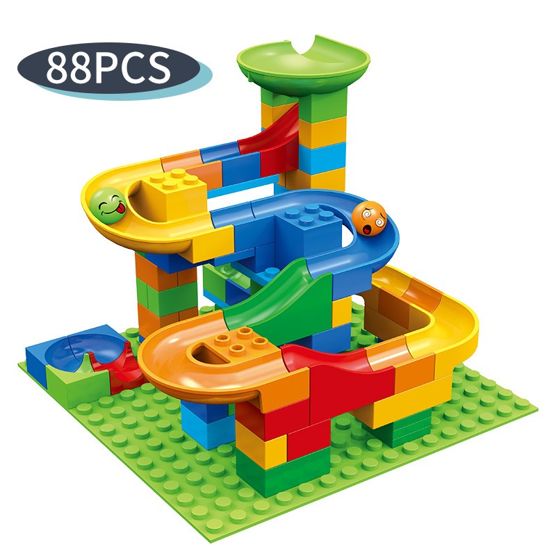 84-504PCS Marble Race Run Bloc - огляд і ціна Marble Run Set