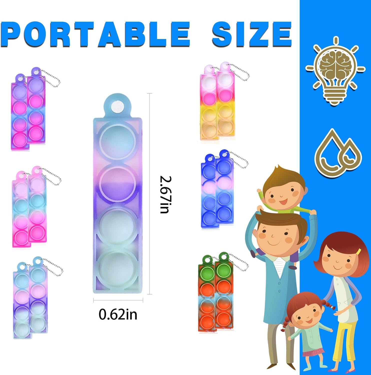 10/20/30/80/150 Pcs Mini Pop K - огляд і ціна Kids Toys 10 Year Old