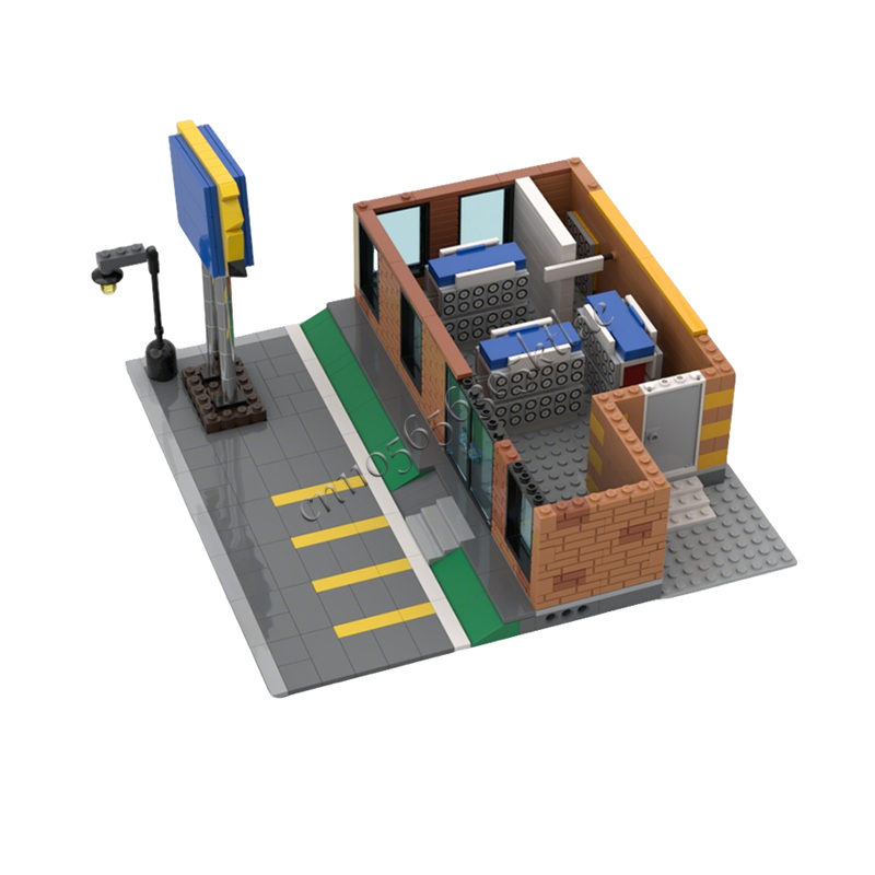 717PCS MOC City Street Views M - огляд і ціна Kids Toys Rental