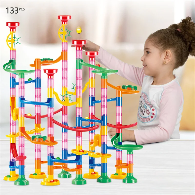 50-142PCS 3D Maze Ball Roll To - огляд і ціна Marble Run Set