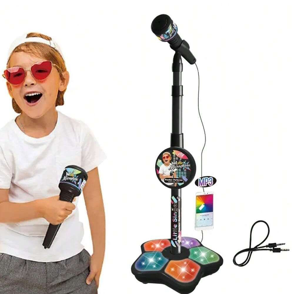 Kids Microphone Stand Toy, Por - огляд і ціна Kids Microphone Karaoke