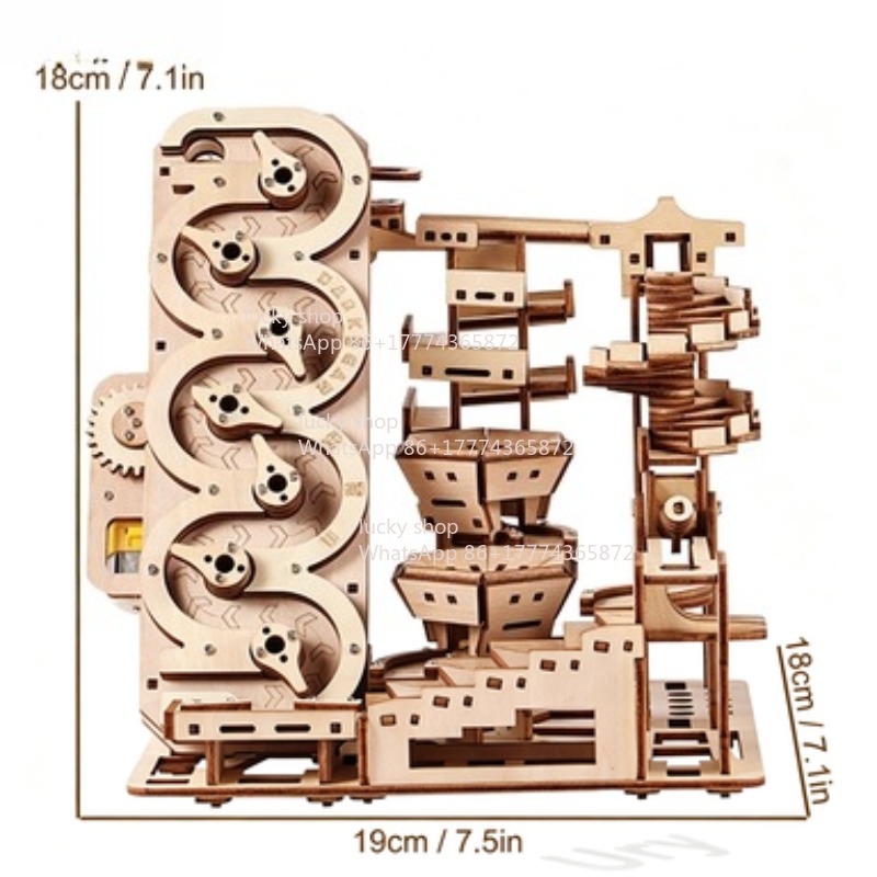 Ury 3D Wooden Puzzle Electric  - огляд і ціна Marble Run Set