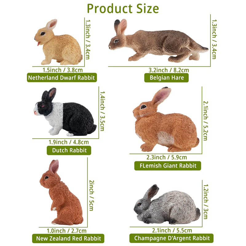 12Pcs Simulation Rabbit Farm A - огляд і ціна Kids Toys Under $5