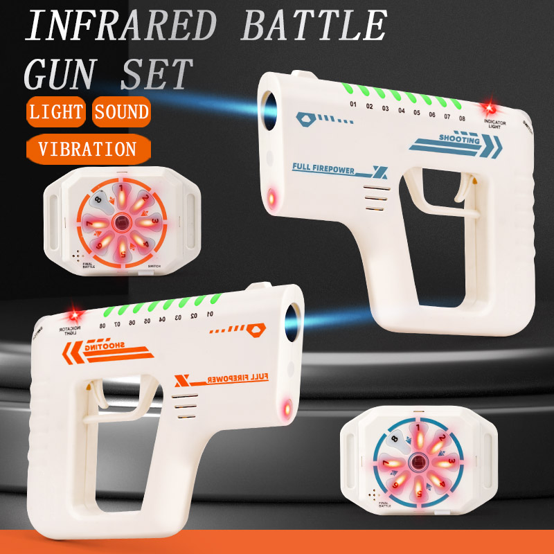 Infrared Shooting Game Gun Set - огляд і ціна Laser Tag Set Kids