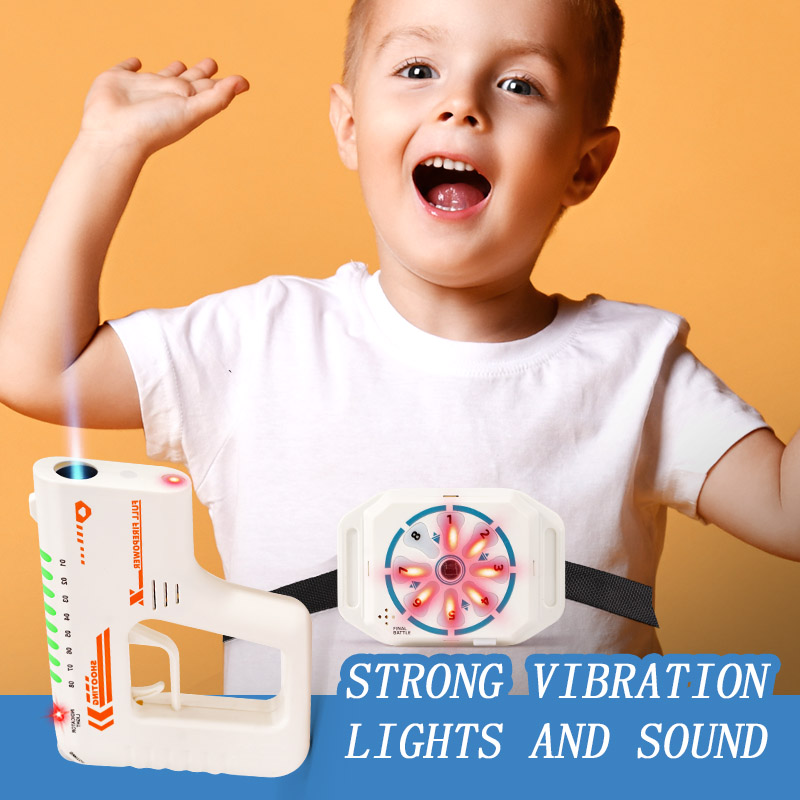 Infrared Shooting Game Gun Set - огляд і ціна Laser Tag Set Kids
