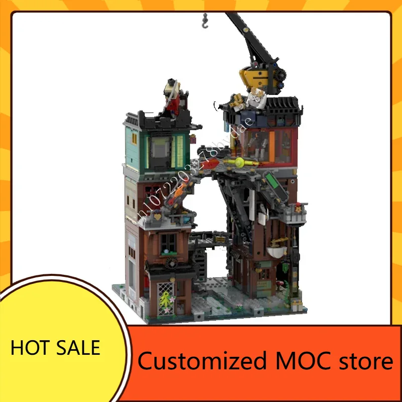 3014PCS  (Re)Work(ed)shop  MOC - огляд і ціна Kids Toys Shop
