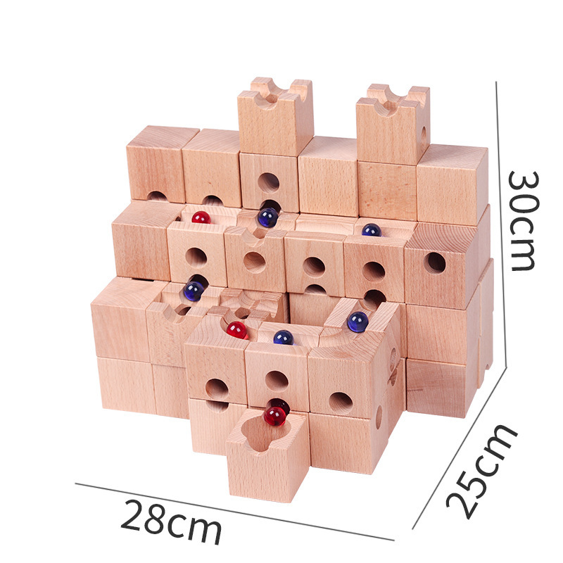 Solid Wood Marble Run Building - огляд і ціна Marble Run Set