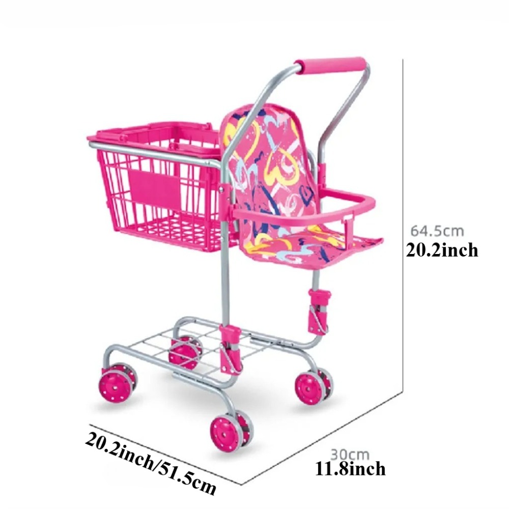 Baby Doll Shopping Cart for Gi - огляд і ціна Kids Toys Shop