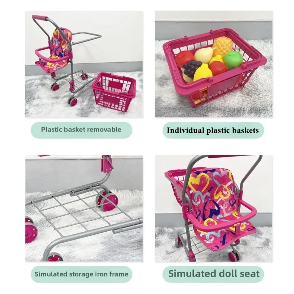Baby Doll Shopping Cart for Gi - огляд і ціна Kids Toys Shop