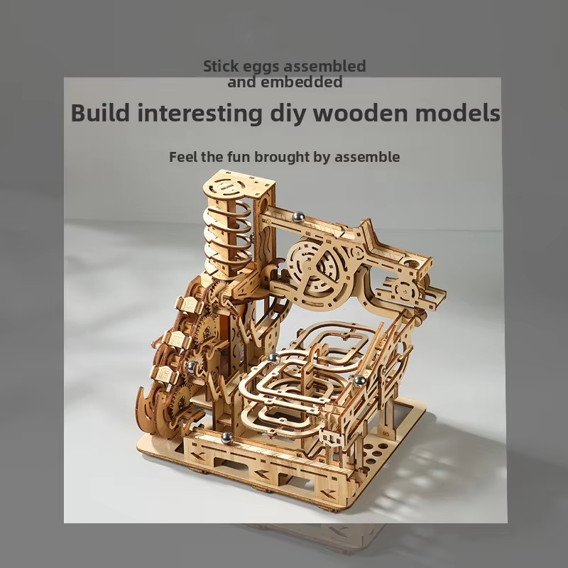 New 3D Wooden Puzzles Electric - огляд і ціна Marble Run Set
