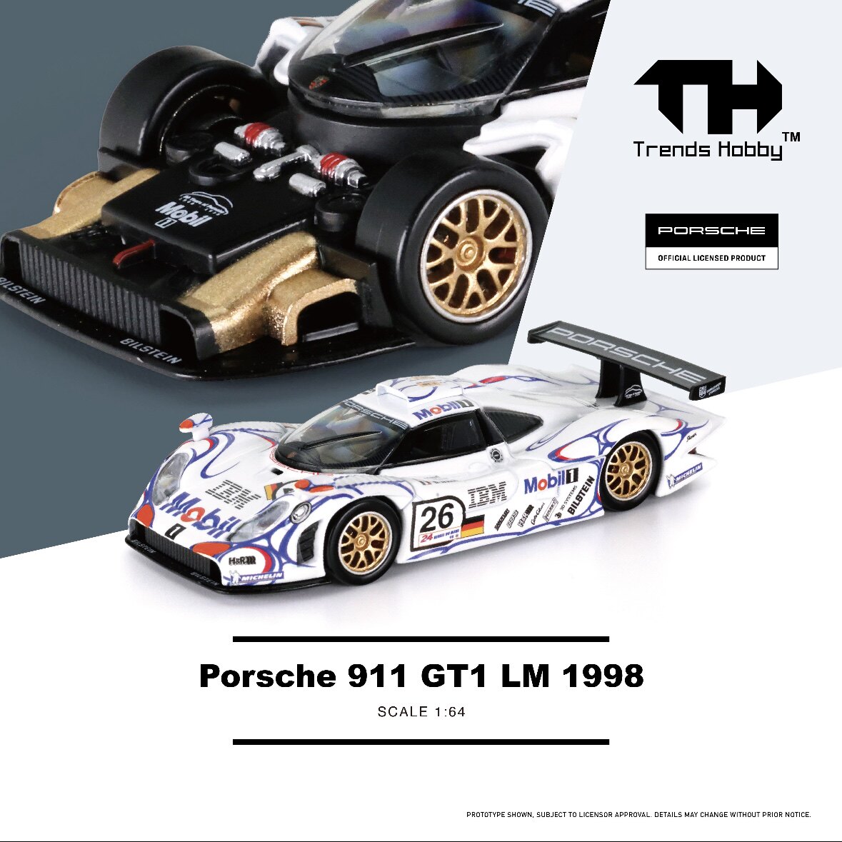 TH 1/64 Porsche 911 GT3 R LeMa - огляд і ціна Kids Toys Young