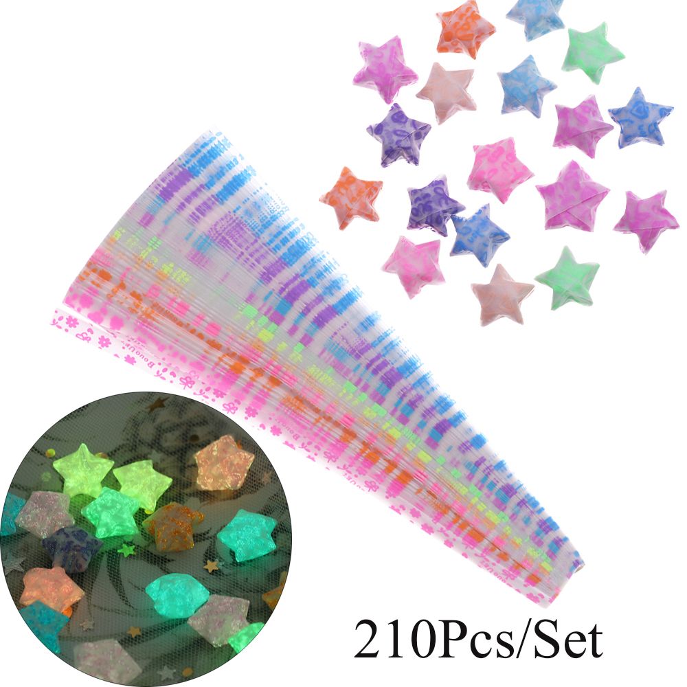 210pcs/lot Glow in Dark Lucky  - огляд і ціна Glow In Dark Stars