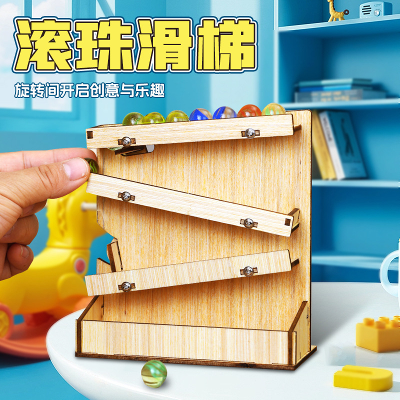 Wooden Marble Run DIY Kit, STE - огляд і ціна Marble Run Set