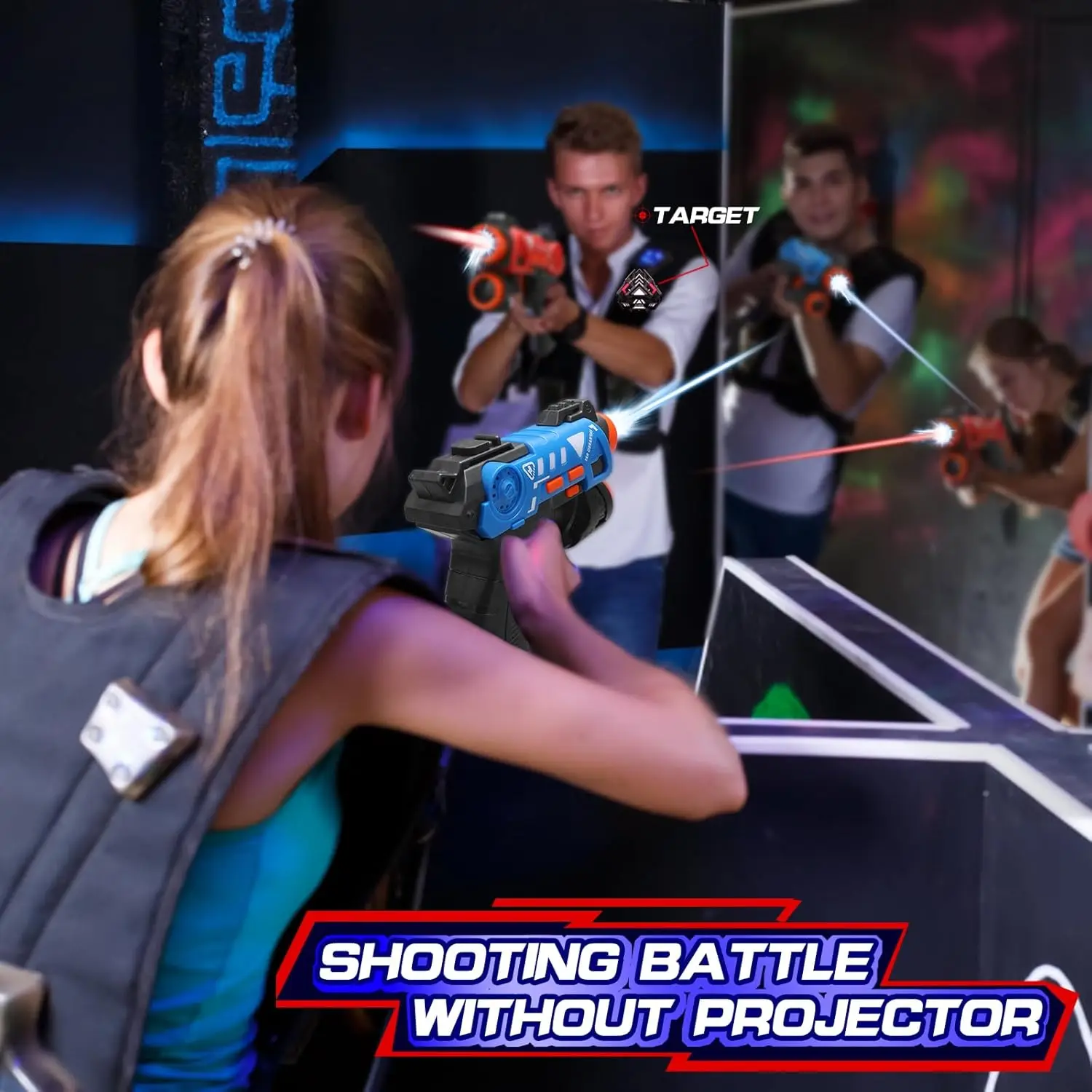 2 Player Laser Tag Blaster Set - огляд і ціна Laser Tag Set Kids