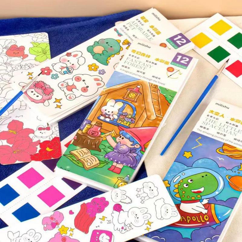 Water Color Pigment Paint Draw - огляд і ціна Kids Toys Drawing