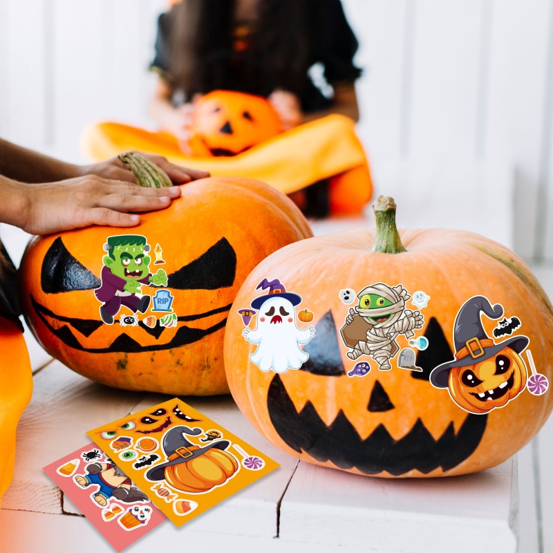 Halloween Party Games Stickers - огляд і ціна Kids Zombie Toys