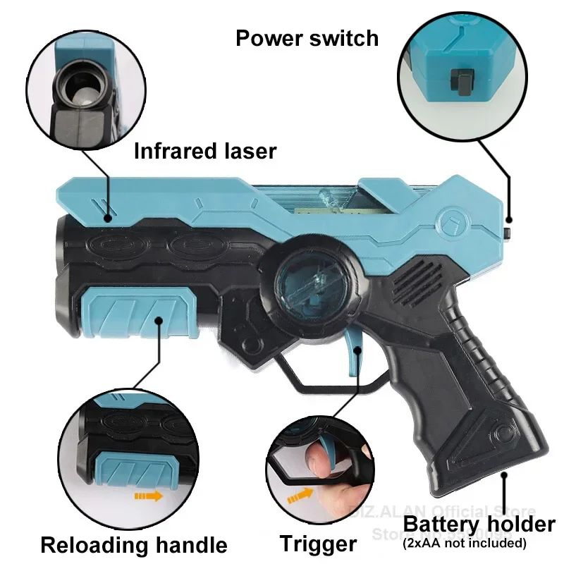 Laser Tag Battle Game Gun Set  - огляд і ціна Laser Tag Set Kids