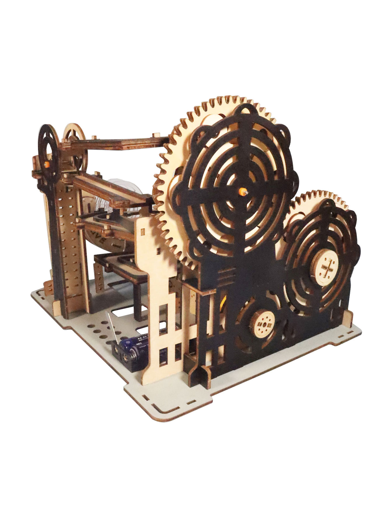 Electric 3D Wooden Puzzles Mar - огляд і ціна Marble Run Set