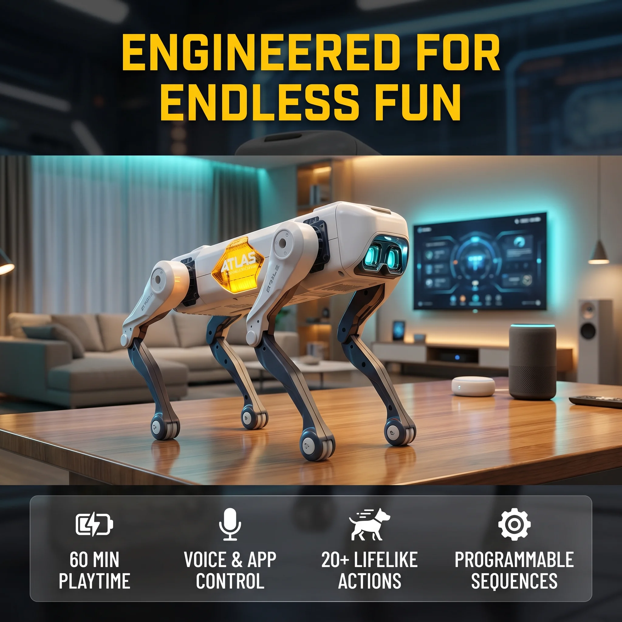 AI Smart Robot Dog, Voice & AP - огляд і ціна Kids Toys Young