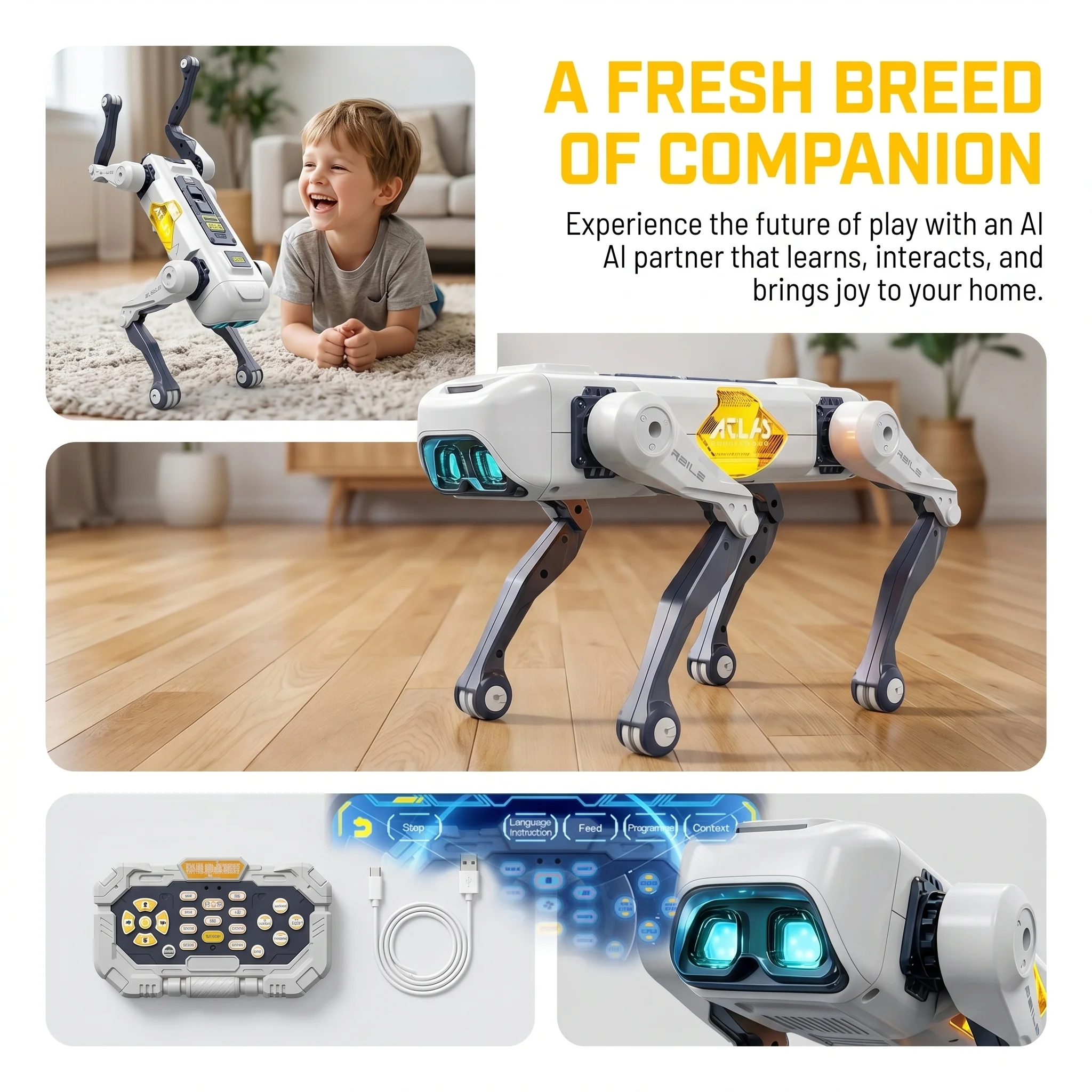 AI Smart Robot Dog, Voice & AP - огляд і ціна Kids Toys Young