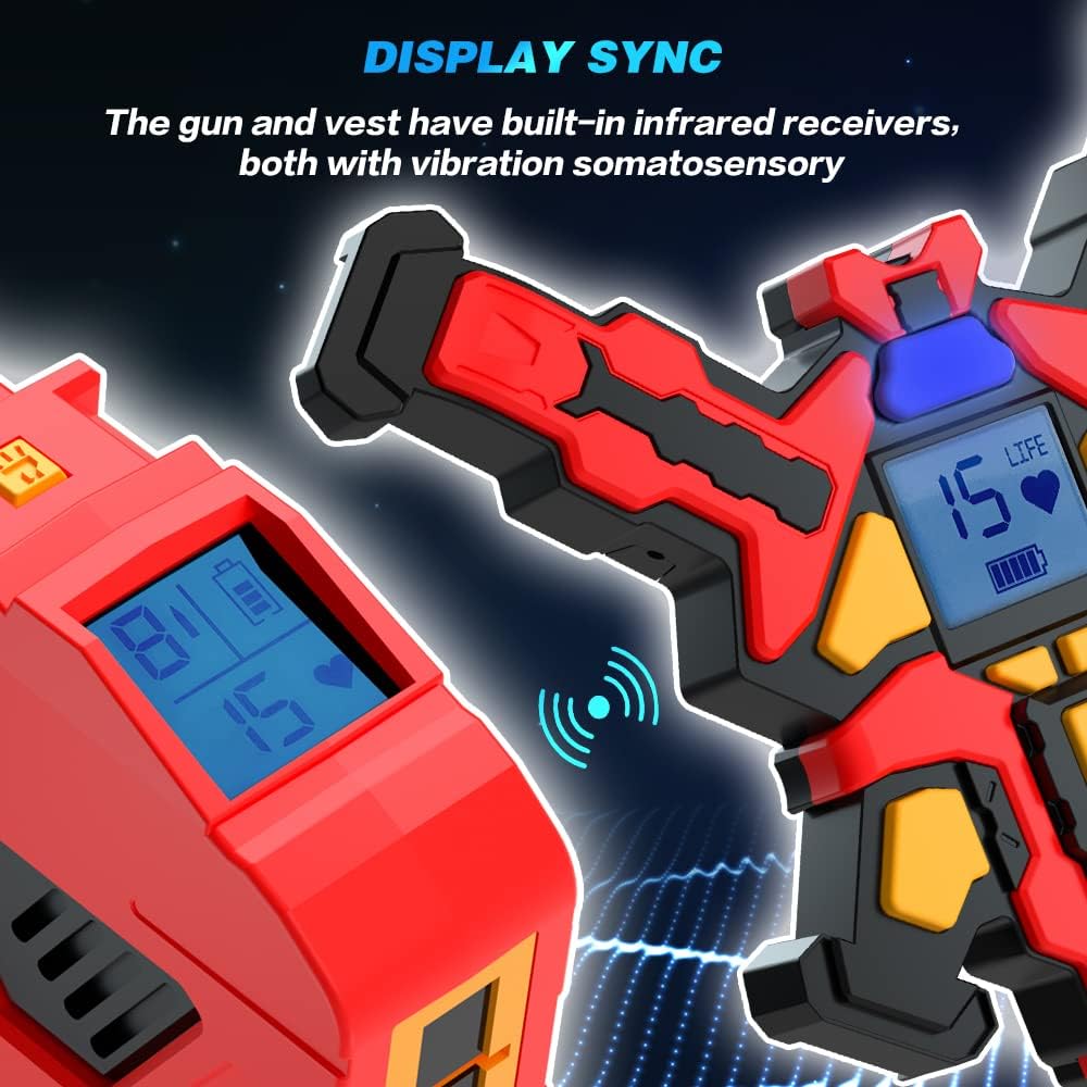 VATOS Upgrade Data Sync Laser  - огляд і ціна Laser Tag Set Kids
