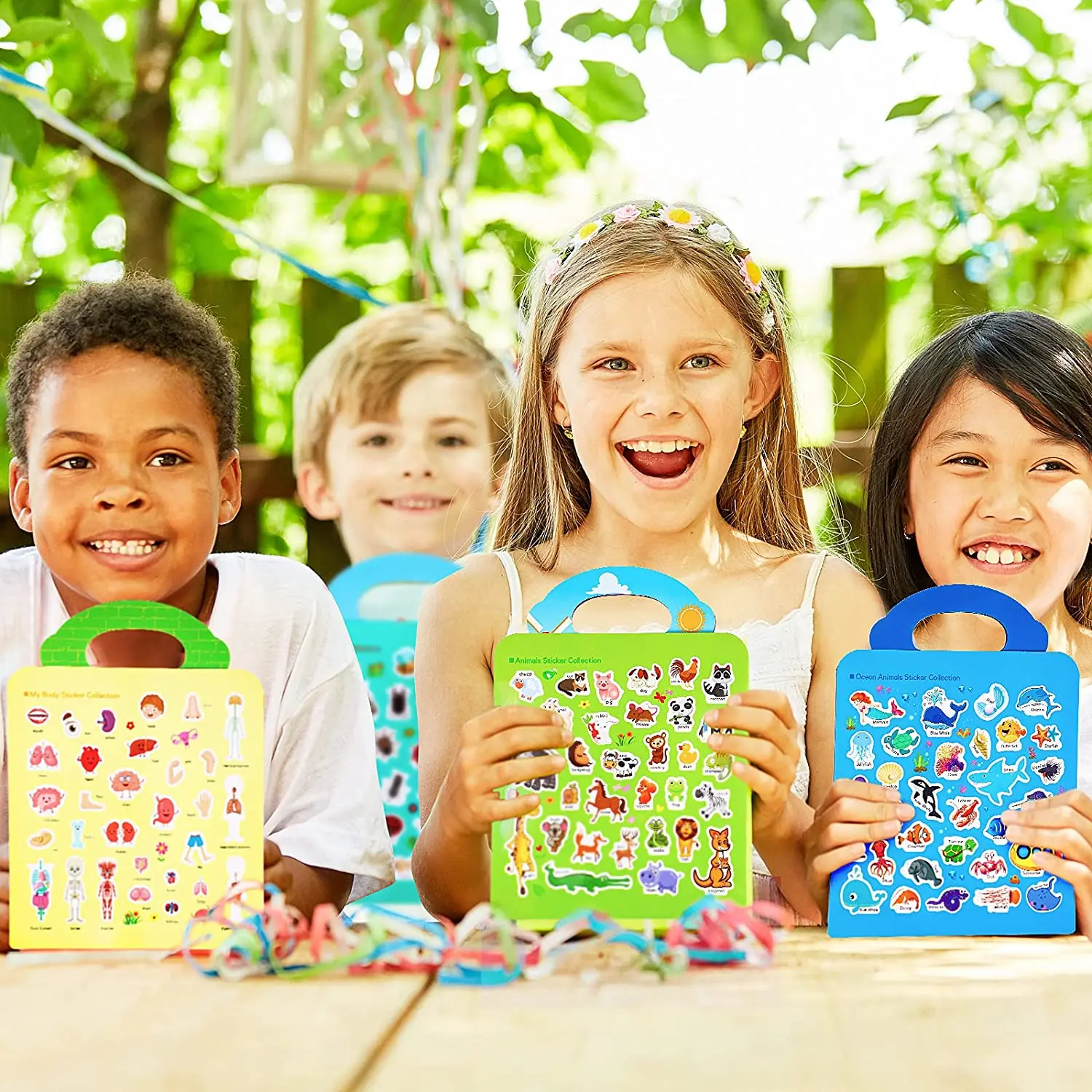Kids Reusable Sticker Book Mul - огляд і ціна Kids Toys 10 Year Old