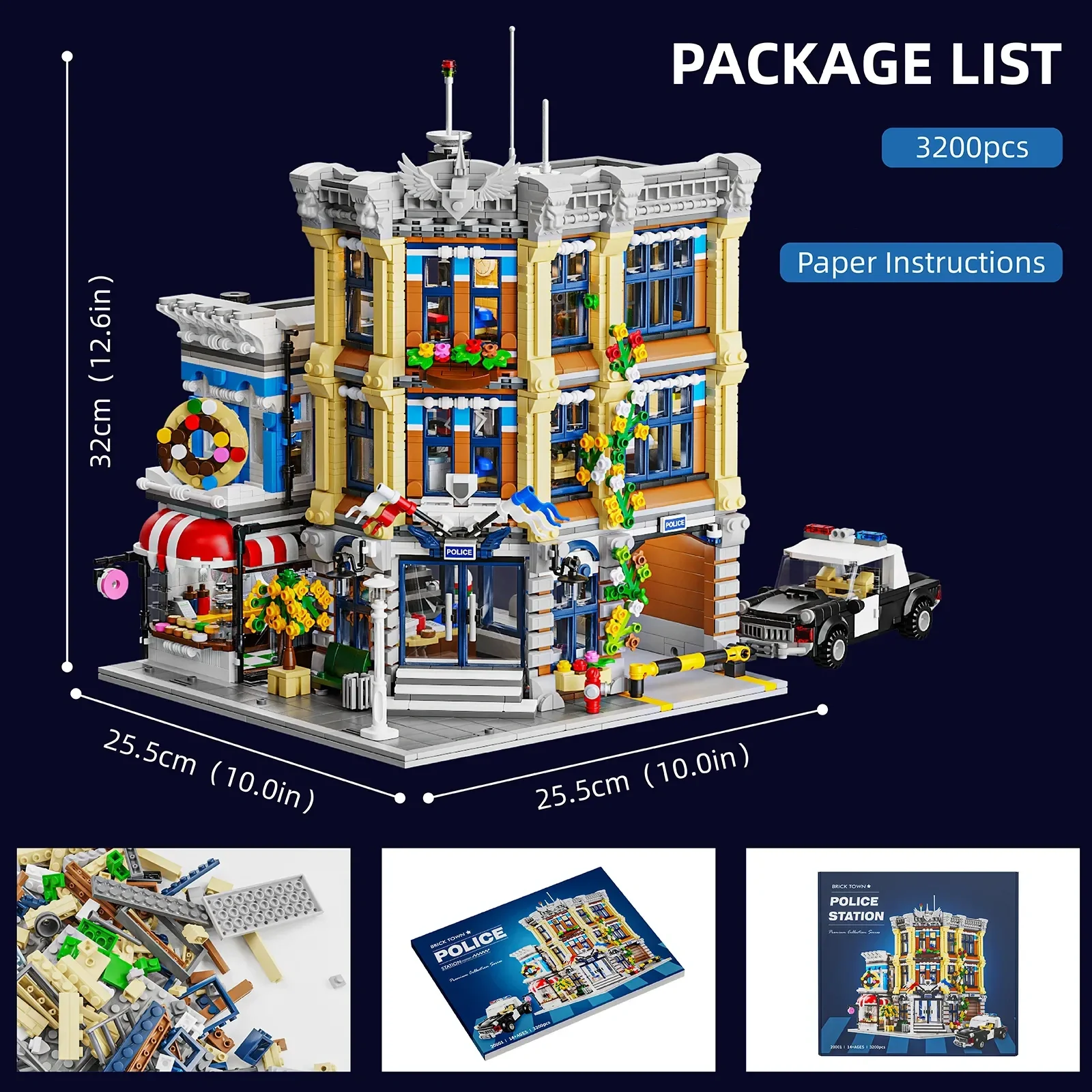 Town Police Station with 6 Fig - огляд і ціна Kids Toys Stores