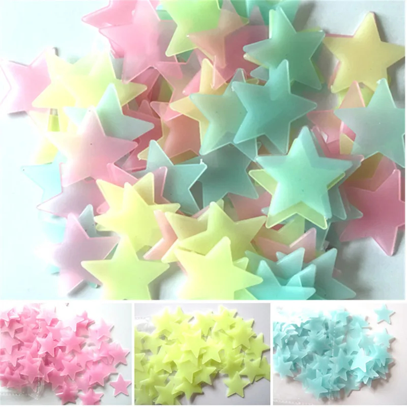 100pcs Fluorescent Glow in the - огляд і ціна Glow In Dark Stars