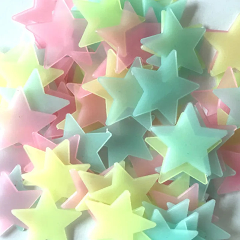 100pcs Fluorescent Glow in the - огляд і ціна Glow In Dark Stars