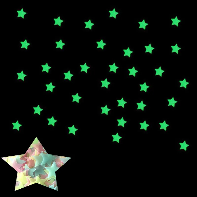 100pcs Fluorescent Glow in the - огляд і ціна Glow In Dark Stars