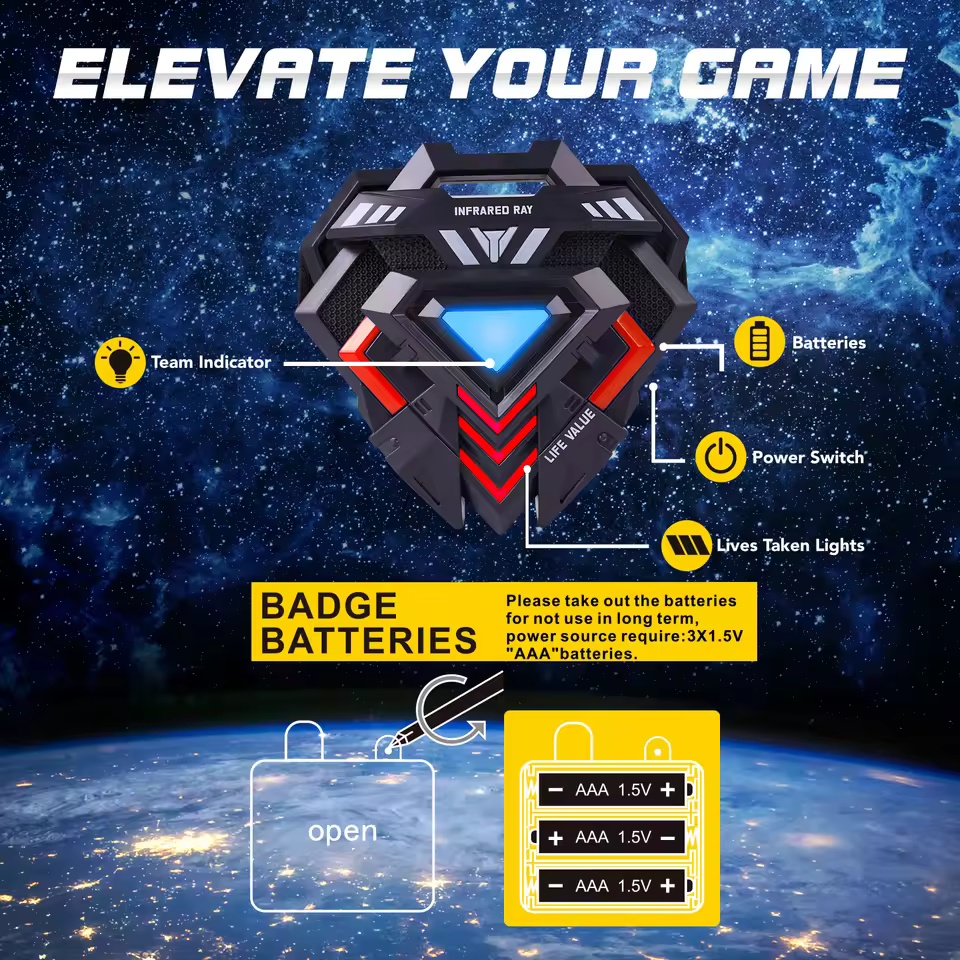 Laser Infrared Tag Guns Set Mi - огляд і ціна Laser Tag Set Kids