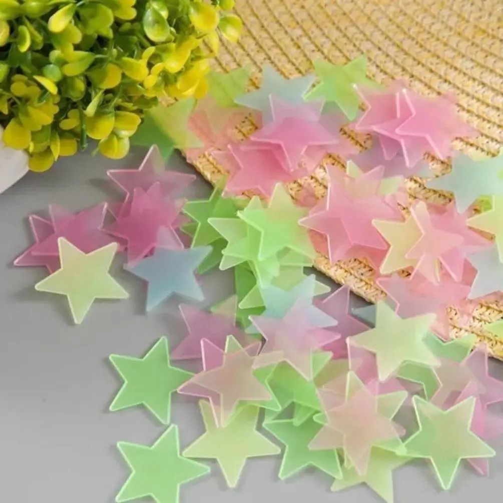 100 Pcs Colorful Glow in The D - огляд і ціна Glow In Dark Stars
