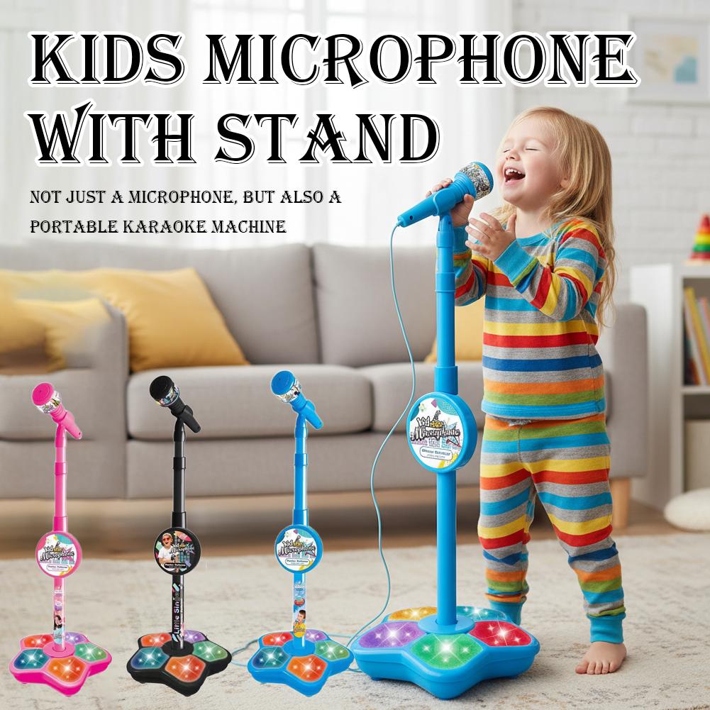 Kids Microphone with Stand Kar - огляд і ціна Kids Microphone Karaoke