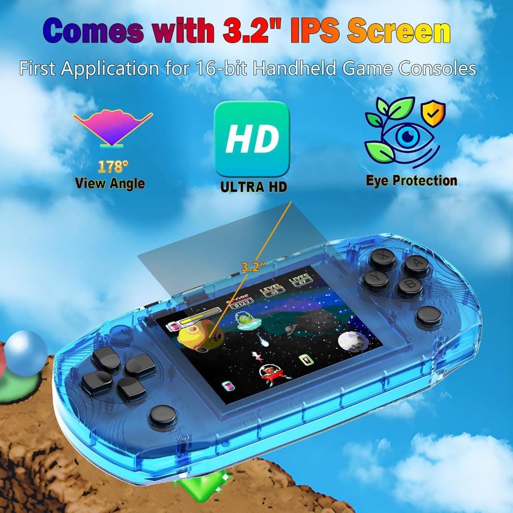 Retro Handheld Game Console fo - огляд і ціна Kids Xbox Toys